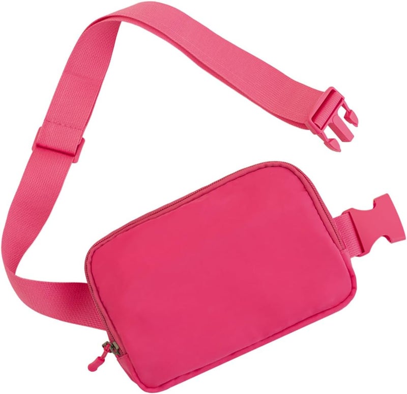 WITROMAN Belt bag Fanny pack crossbody bags for women Everywhere belt bag (ROSY) - Image 1